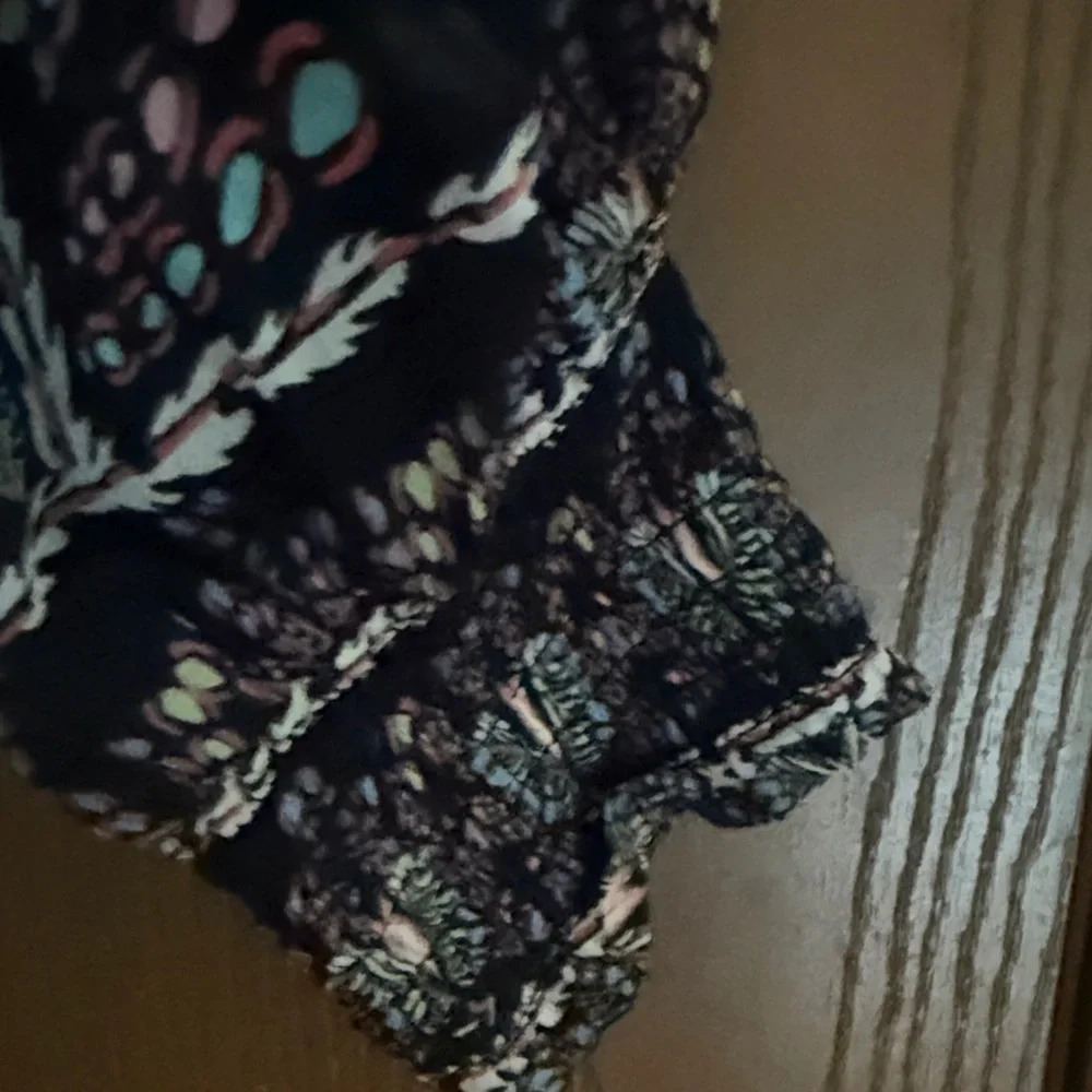 Hale Bob Black and Purple Floral Blouse - Picture 10 of 12